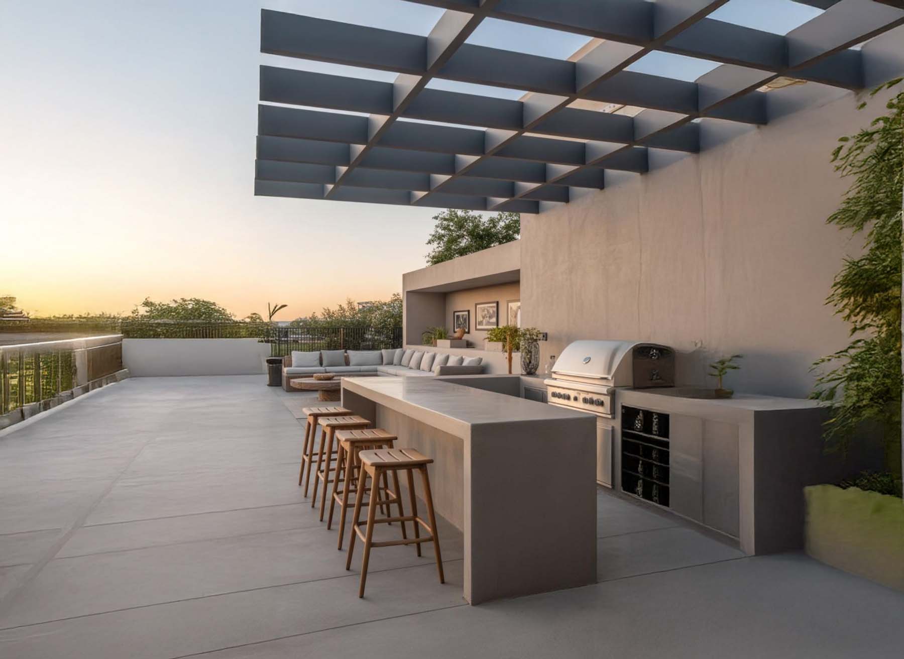 Rooftop Concrete Deck